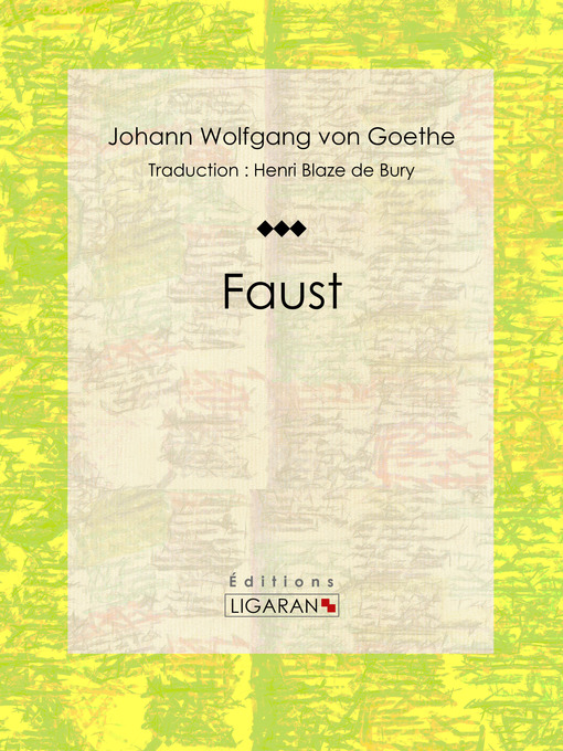 Title details for Faust by Johann Wolfgang von Goethe - Available